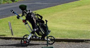 golfer push cart review